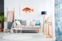 Red Snapper 2.0, Pictures for Home Walls, Bedroom, Living Room & Bathroom Decor