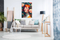 Retro Future Portrait, Pictures for Home Walls, Bedroom, Living Room & Bathroom Decor