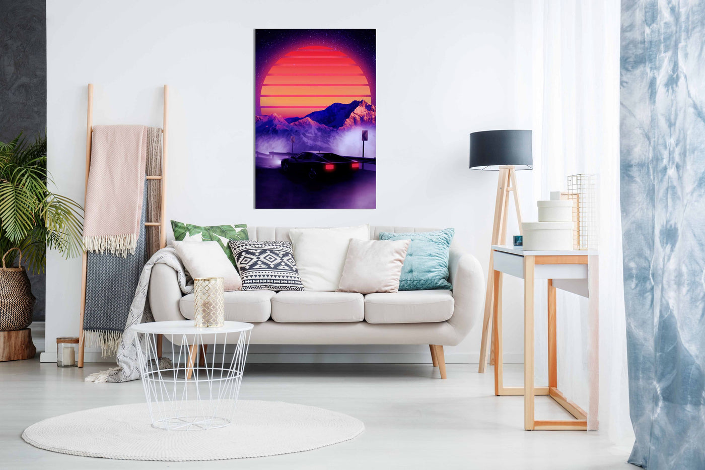 Retro Synth, Pictures for Home Walls, Bedroom, Living Room & Bathroom Decor