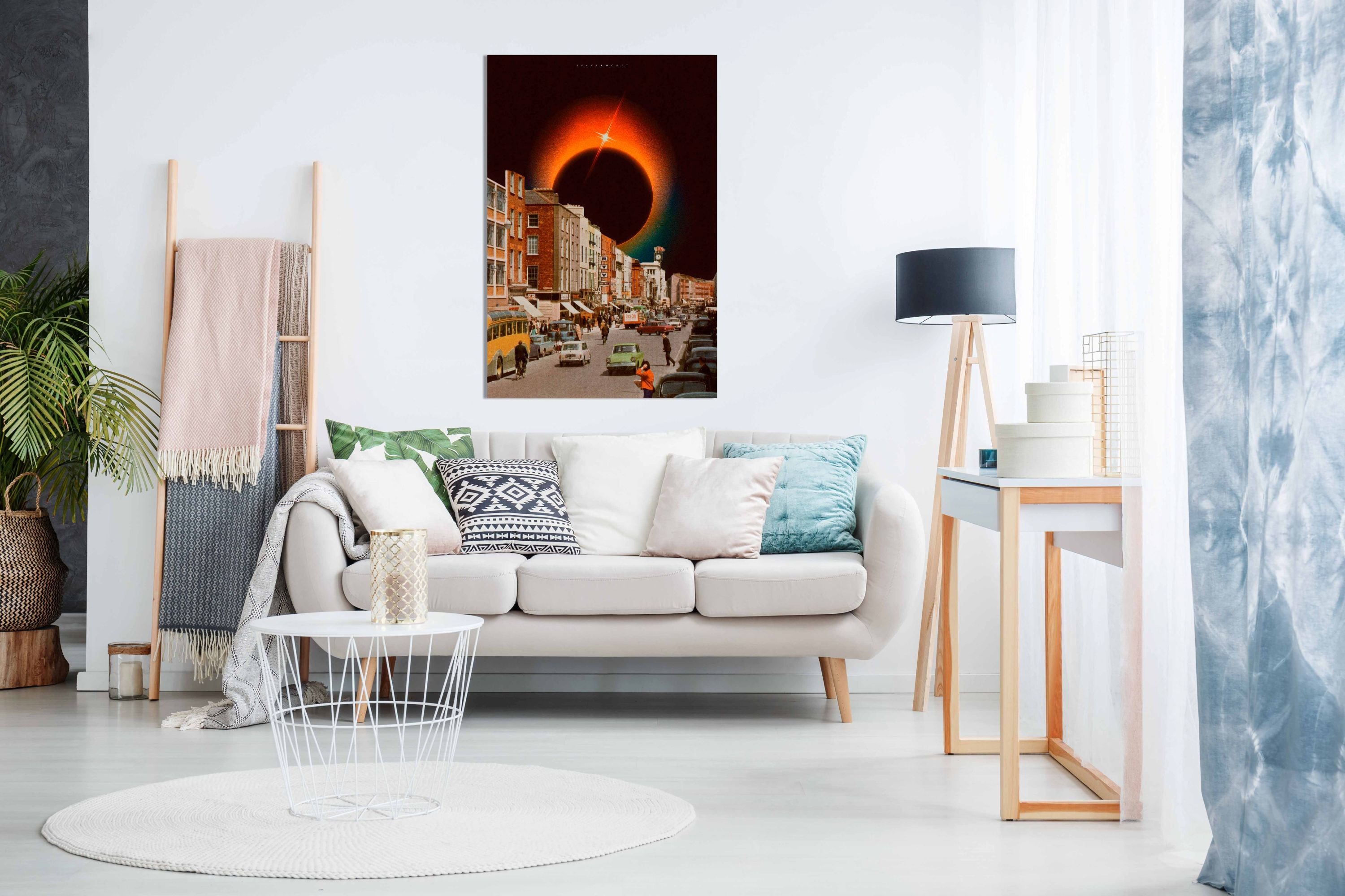 Ring of the City, Pictures for Home Walls, Bedroom, Living Room & Bathroom Decor