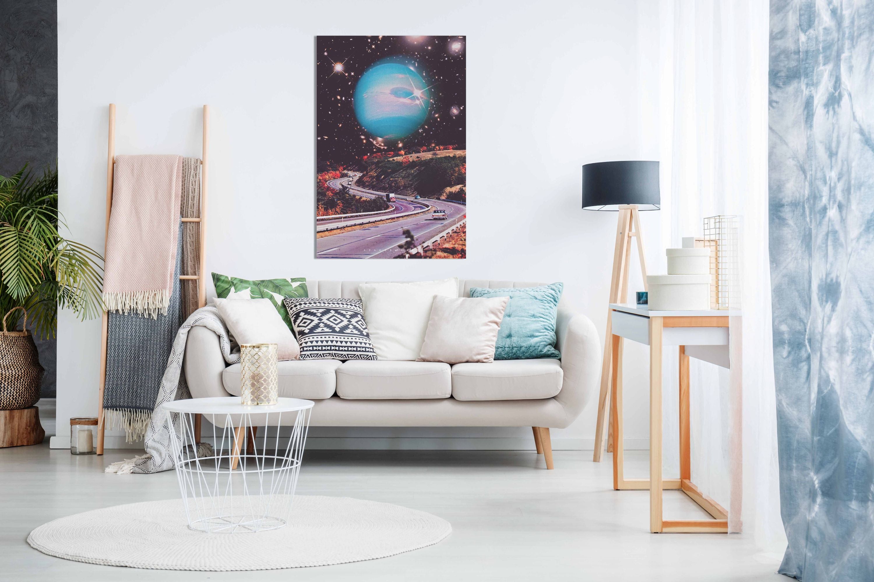 Road to Pluto, Pictures for Home Walls, Bedroom, Living Room & Bathroom Decor
