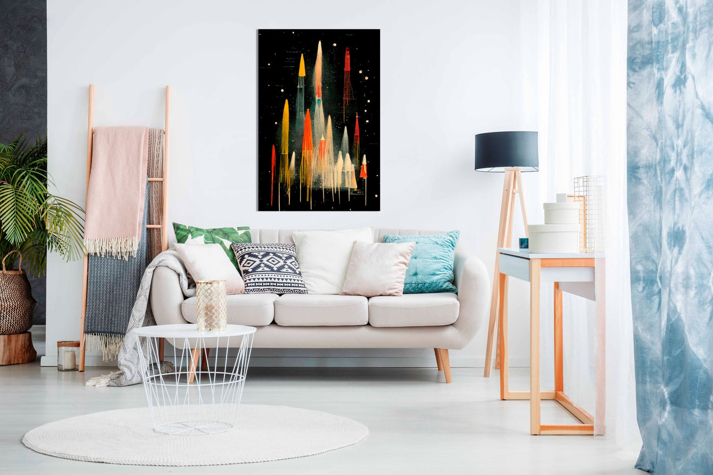 Rockets, Pictures for Home Walls, Bedroom, Living Room & Bathroom Decor