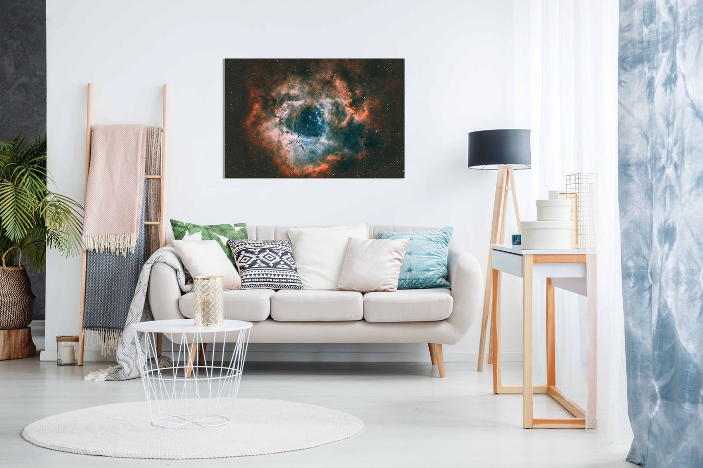 Rosette Nebula, Pictures for Home Walls, Bedroom, Living Room & Bathroom Decor