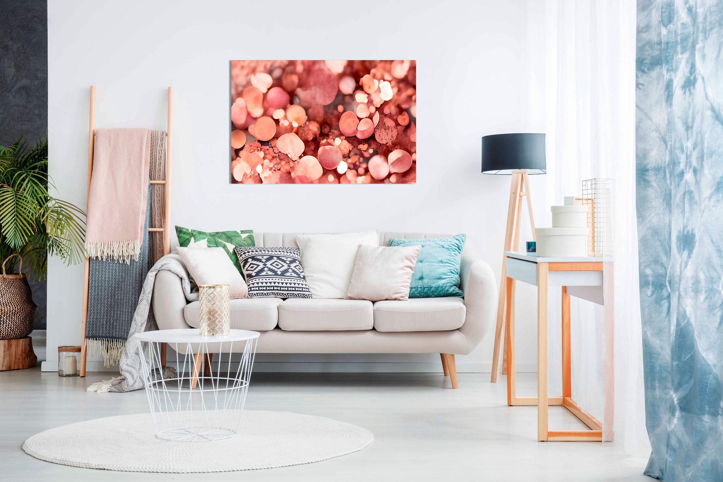 Rosy Sparkles, Pictures for Home Walls, Bedroom, Living Room & Bathroom Decor