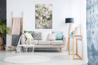 Sady painterly florals in green, Pictures for Home Walls, Bedroom, Living Room & Bathroom Decor
