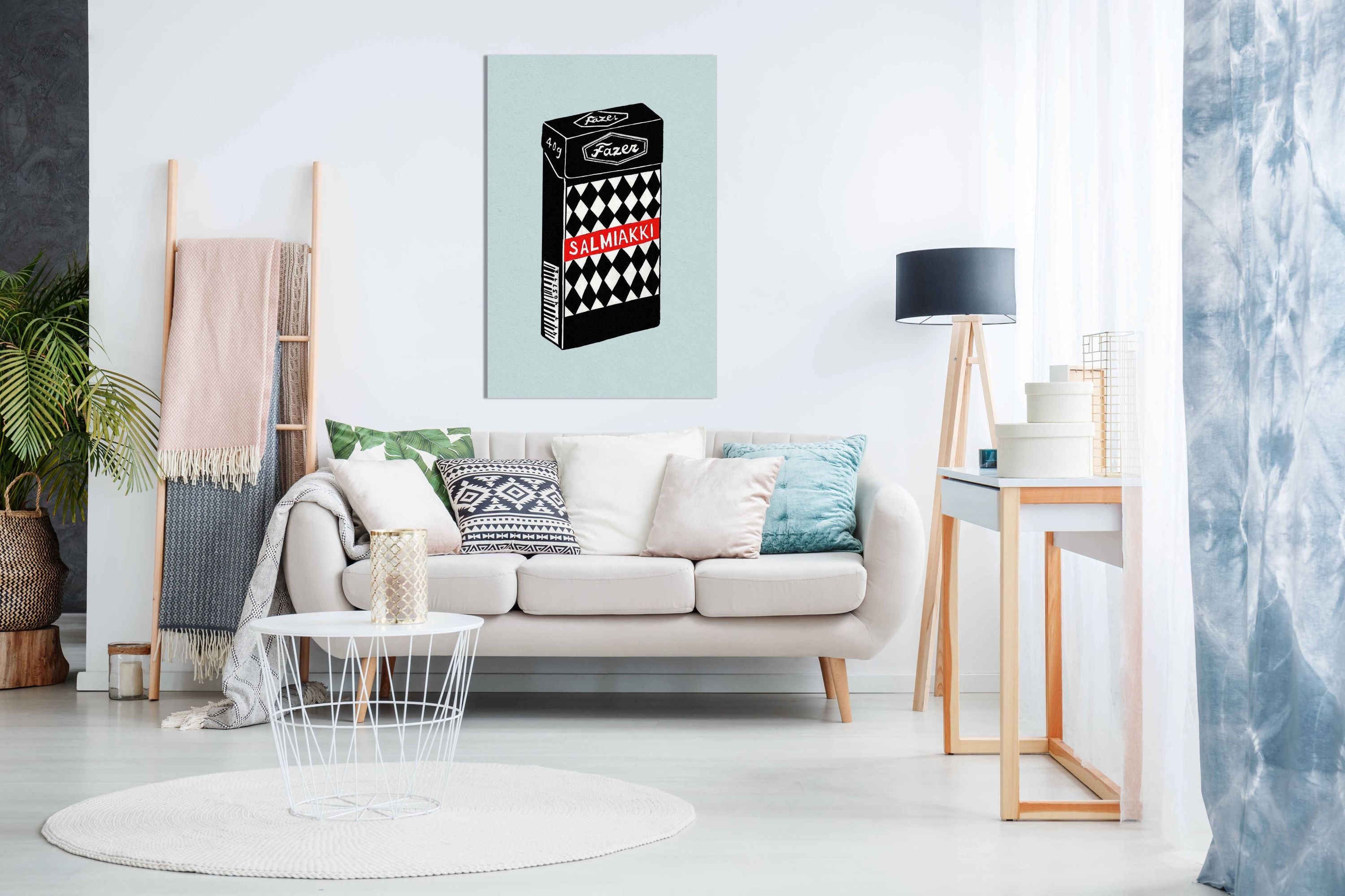 Salmiakki, Pictures for Home Walls, Bedroom, Living Room & Bathroom Decor