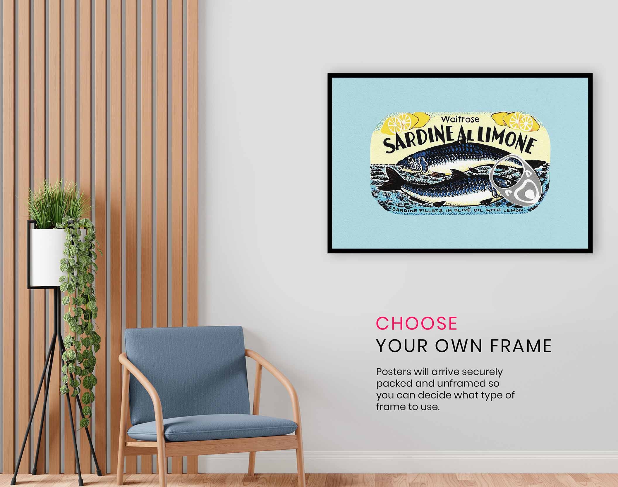 Sardine Al Limone, Pictures for Home Walls, Bedroom, Living Room & Bathroom Decor