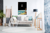 Satilite in Space, Pictures for Home Walls, Bedroom, Living Room & Bathroom Decor