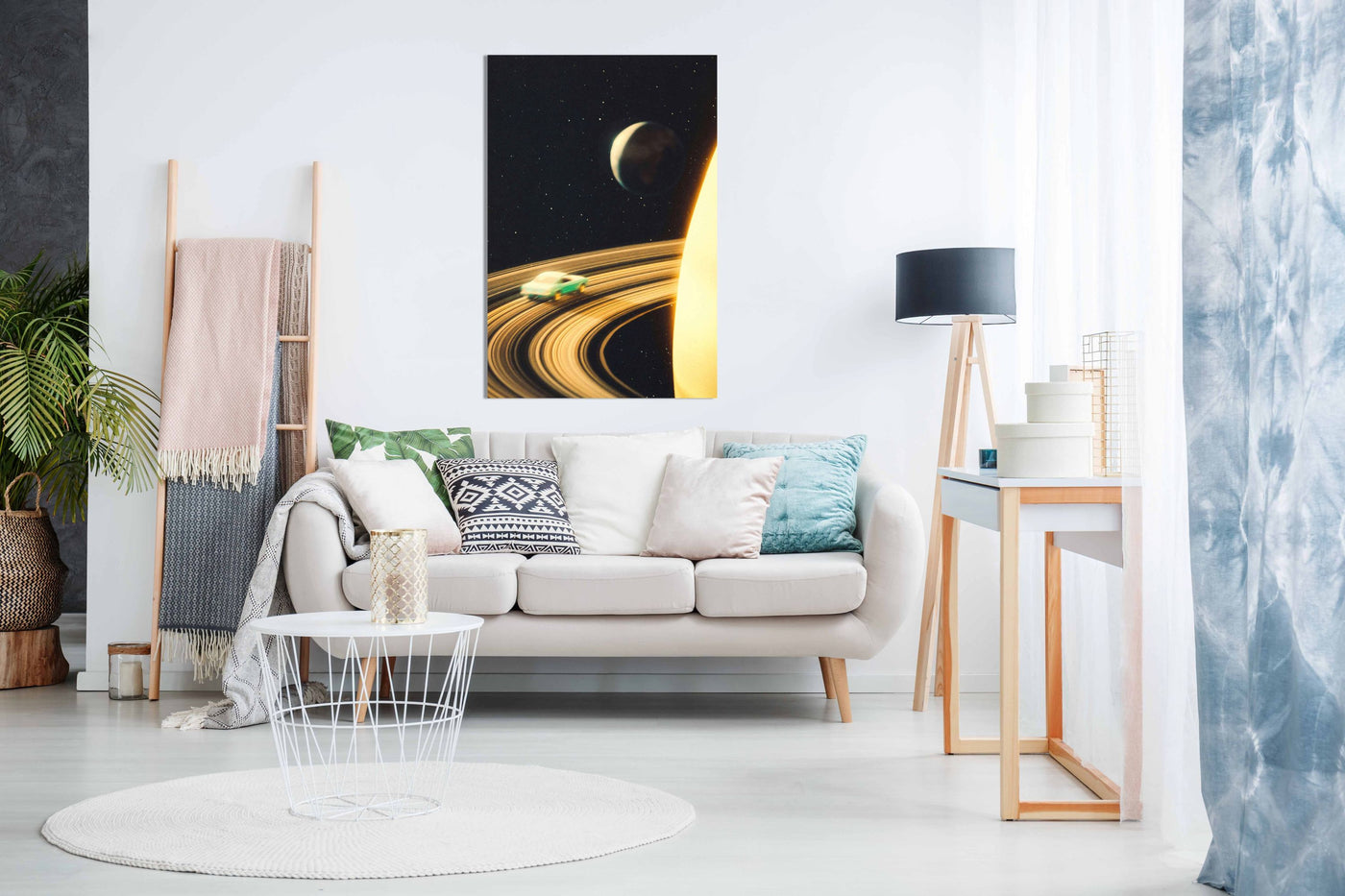 Saturn Highway, Pictures for Home Walls, Bedroom, Living Room & Bathroom Decor
