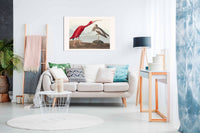 Scarlet Ibis From Birds of America 1827, Pictures for Home Walls, Bedroom, Living Room & Bathroom Decor