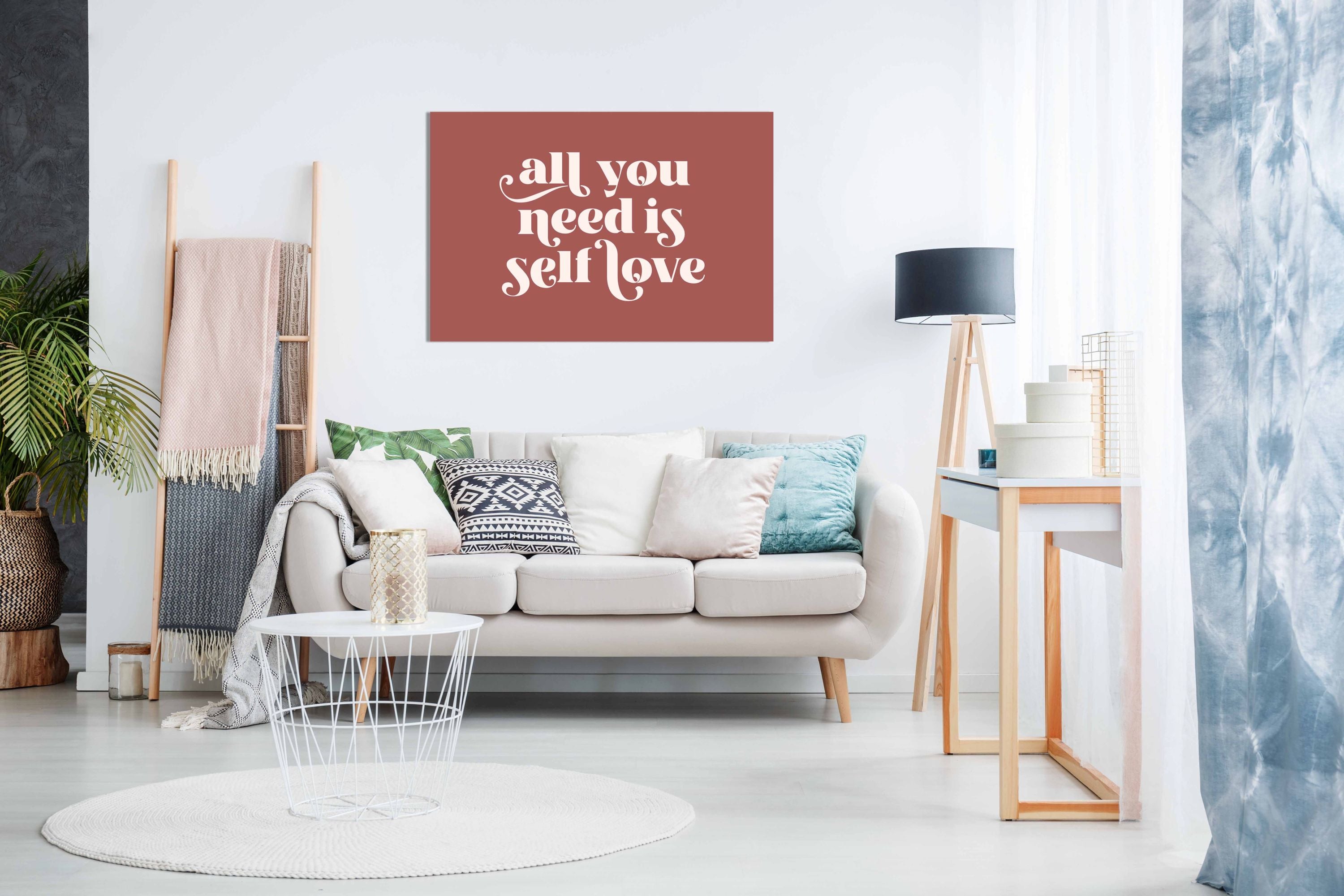 Self Love No1, Pictures for Home Walls, Bedroom, Living Room & Bathroom Decor