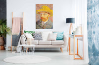Self Portrait With Straw Hat 2.0, Pictures for Home Walls, Bedroom, Living Room & Bathroom Decor