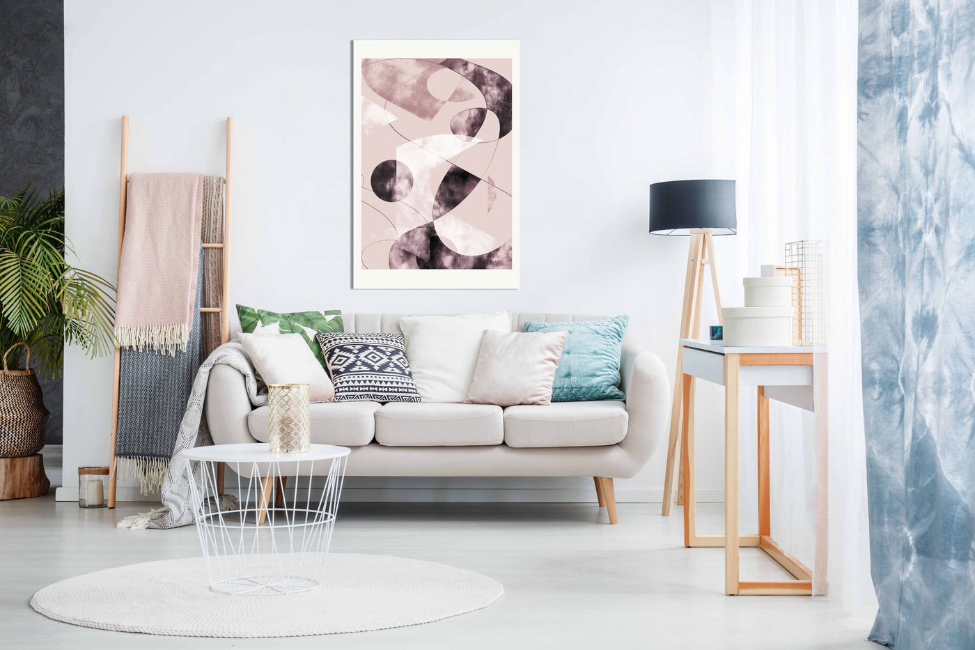 Shapes Shatters Red, Pictures for Home Walls, Bedroom, Living Room & Bathroom Decor