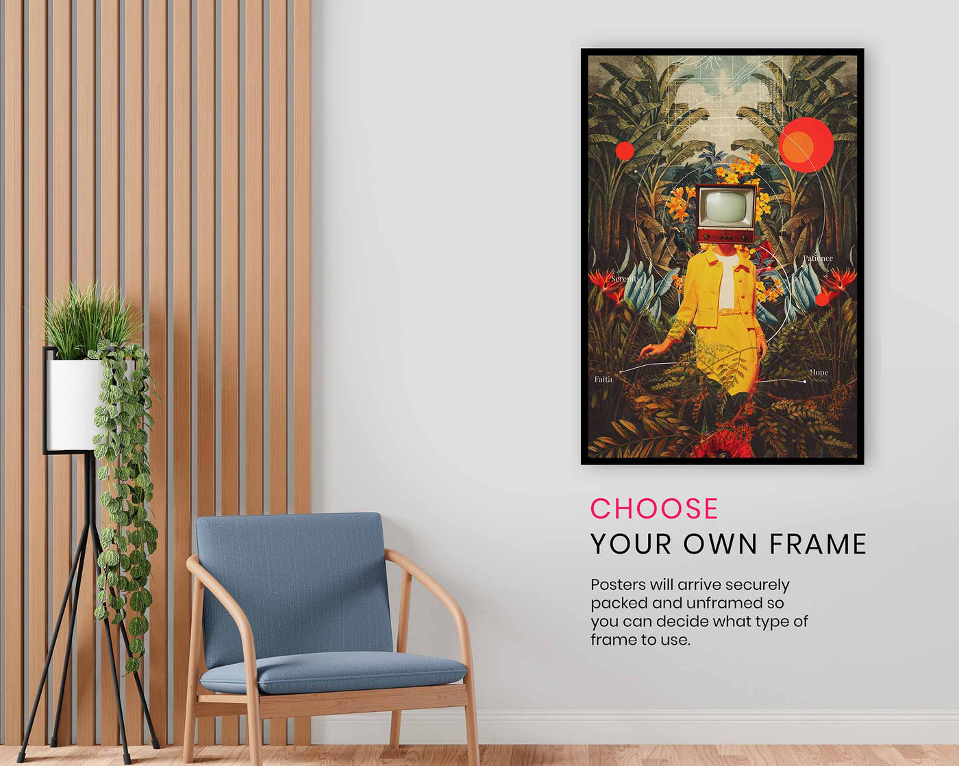She Came From the Wilderness, Pictures for Home Walls, Bedroom, Living Room & Bathroom Decor