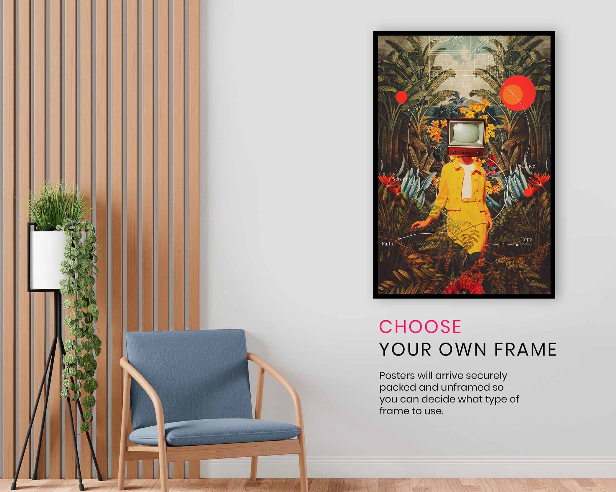 She Came From the Wilderness, Pictures for Home Walls, Bedroom, Living Room & Bathroom Decor