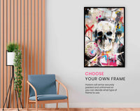 Skull, Pictures for Home Walls, Bedroom, Living Room & Bathroom Decor
