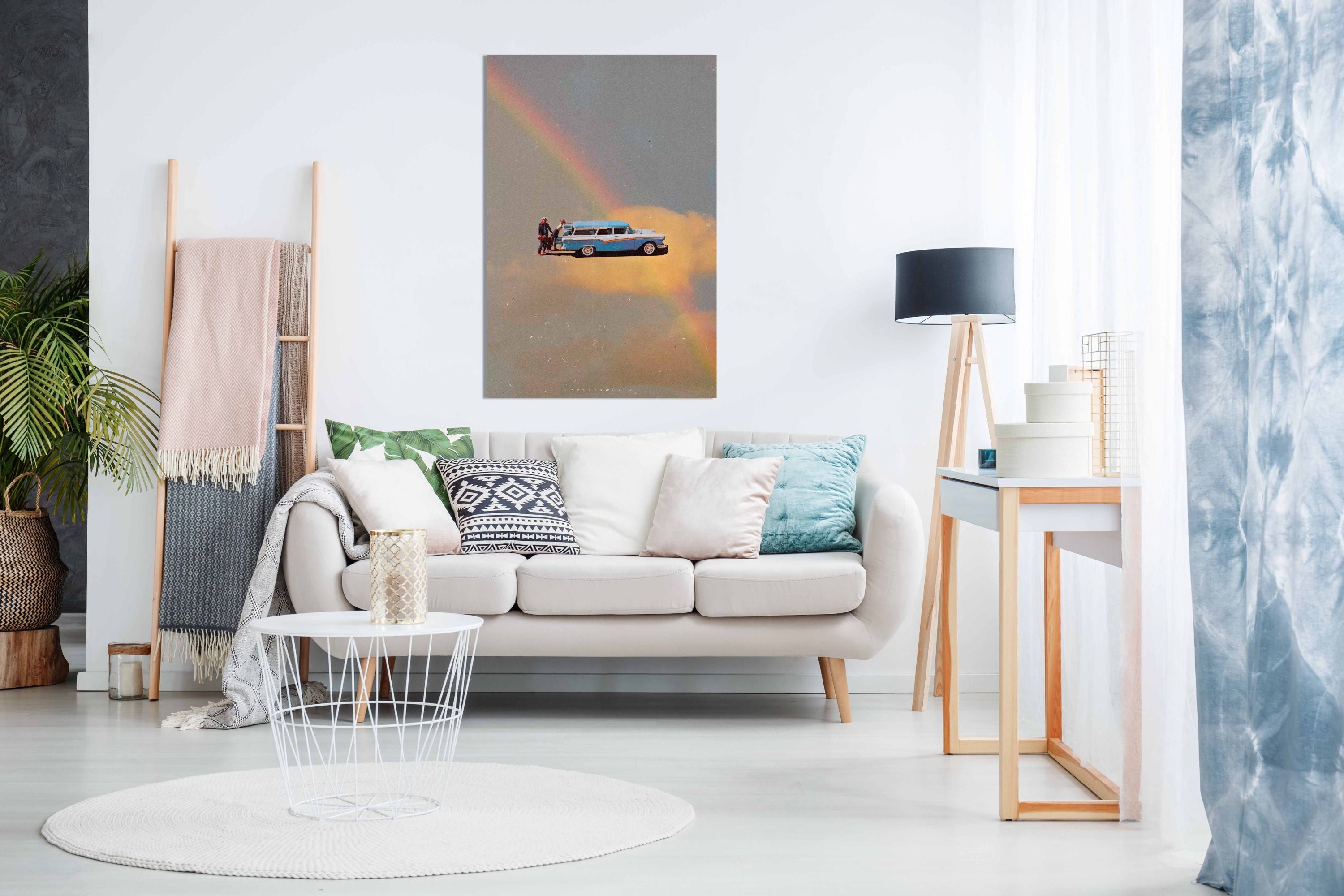 Sky Transportation, Pictures for Home Walls, Bedroom, Living Room & Bathroom Decor