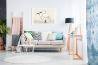 Snowy Egret, Pictures for Home Walls, Bedroom, Living Room & Bathroom Decor