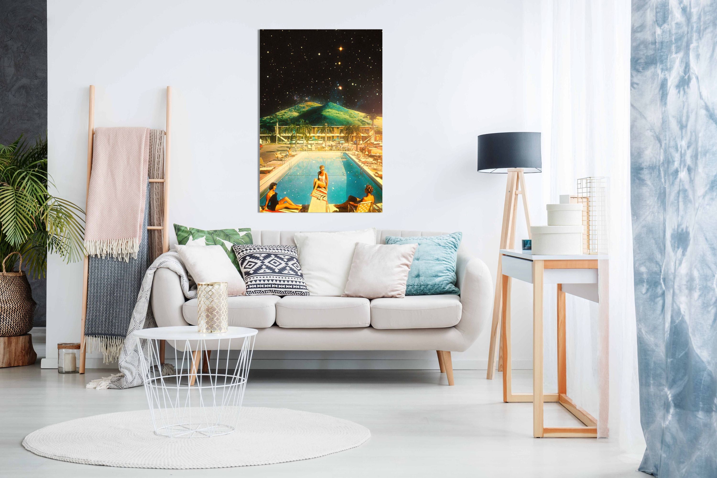 Space Pool 2, Pictures for Home Walls, Bedroom, Living Room & Bathroom Decor