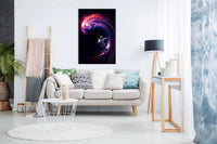 Space Surfing Ii, Pictures for Home Walls, Bedroom, Living Room & Bathroom Decor