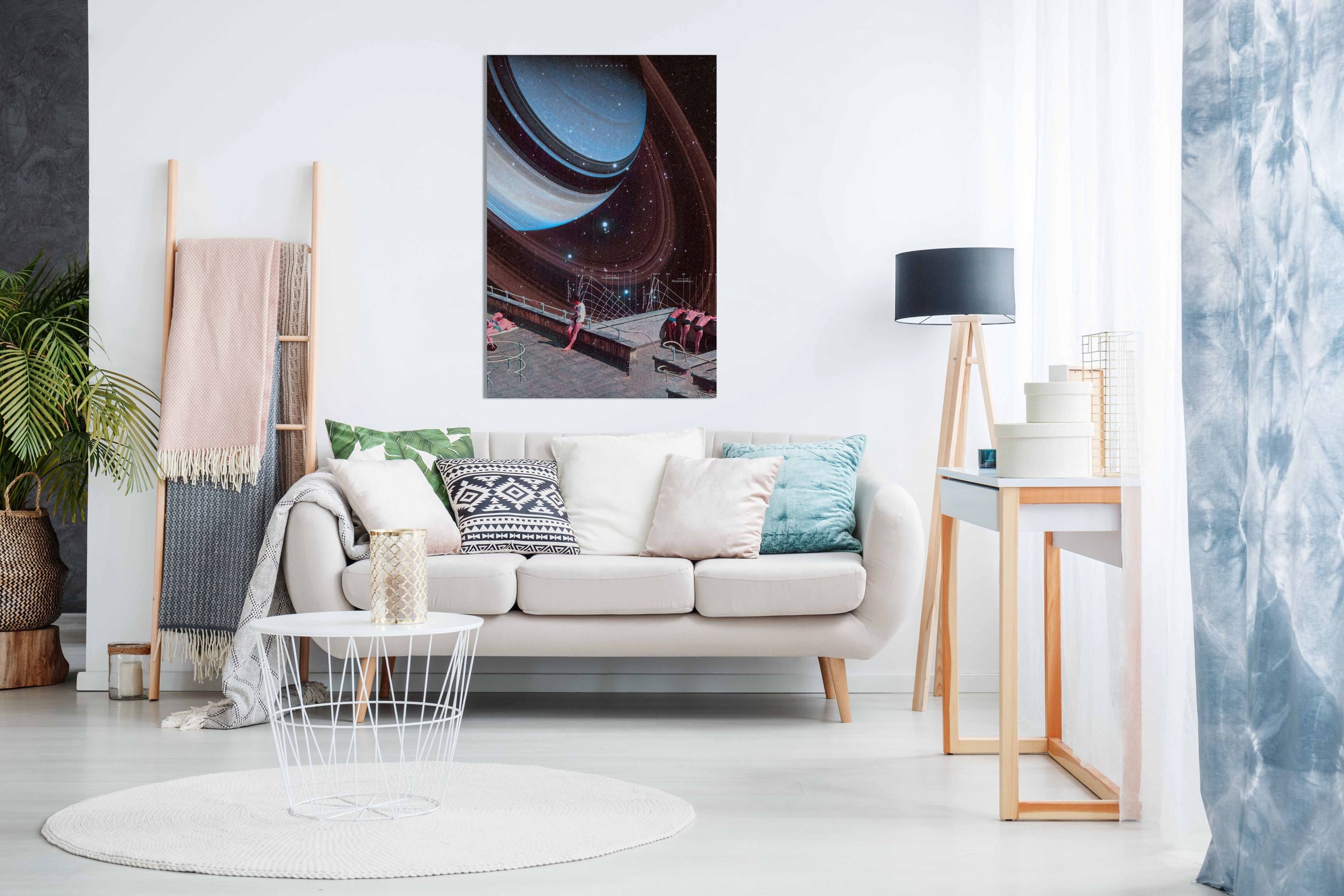 Space by Saturn, Pictures for Home Walls, Bedroom, Living Room & Bathroom Decor