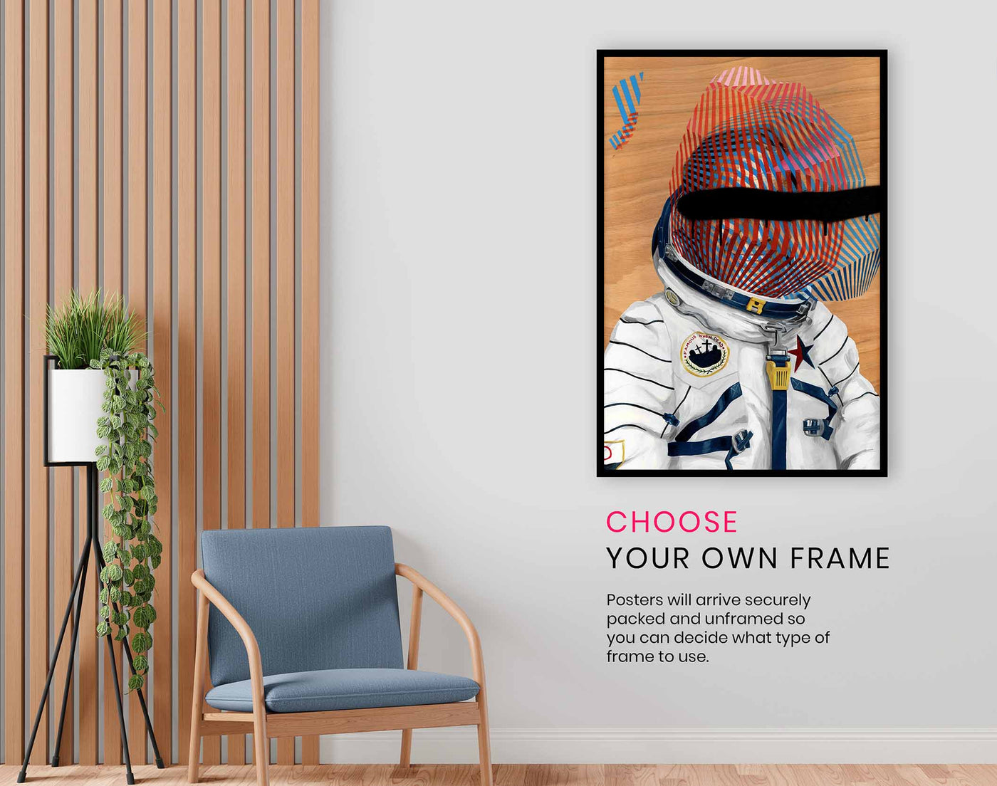 Spaceman 2, Pictures for Home Walls, Bedroom, Living Room & Bathroom Decor