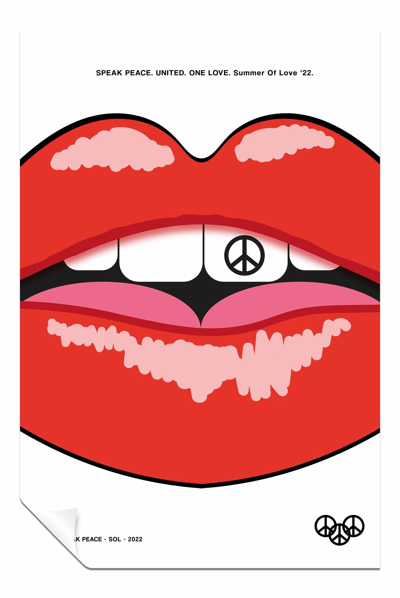 Speak Peace, Pictures for Home Walls, Bedroom, Living Room & Bathroom Decor