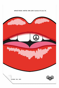 Speak Peace, Pictures for Home Walls, Bedroom, Living Room & Bathroom Decor