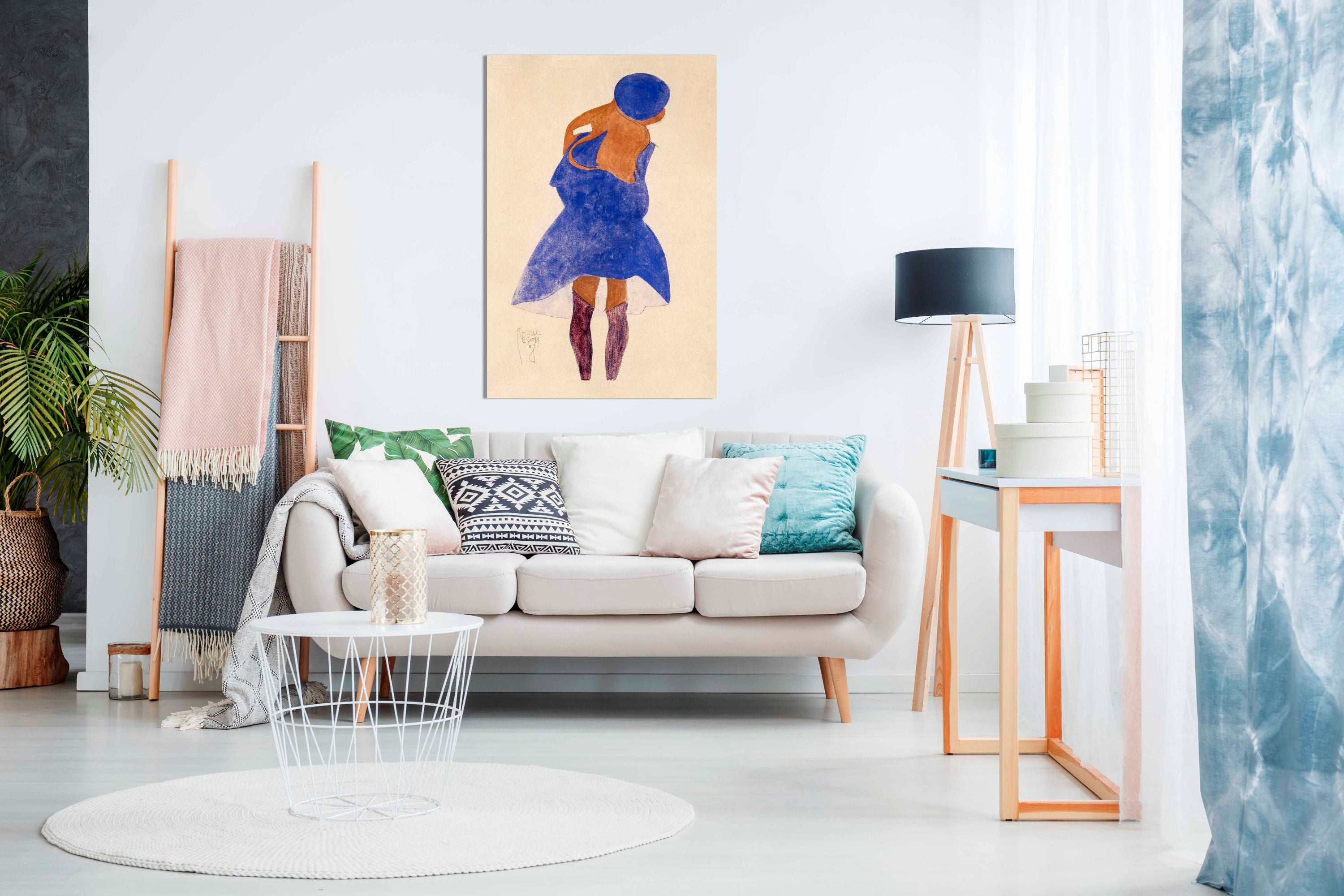 Standing Girl, Pictures for Home Walls, Bedroom, Living Room & Bathroom Decor