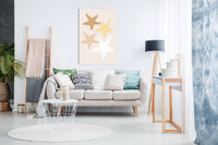 Stars Yellow, Pictures for Home Walls, Bedroom, Living Room & Bathroom Decor