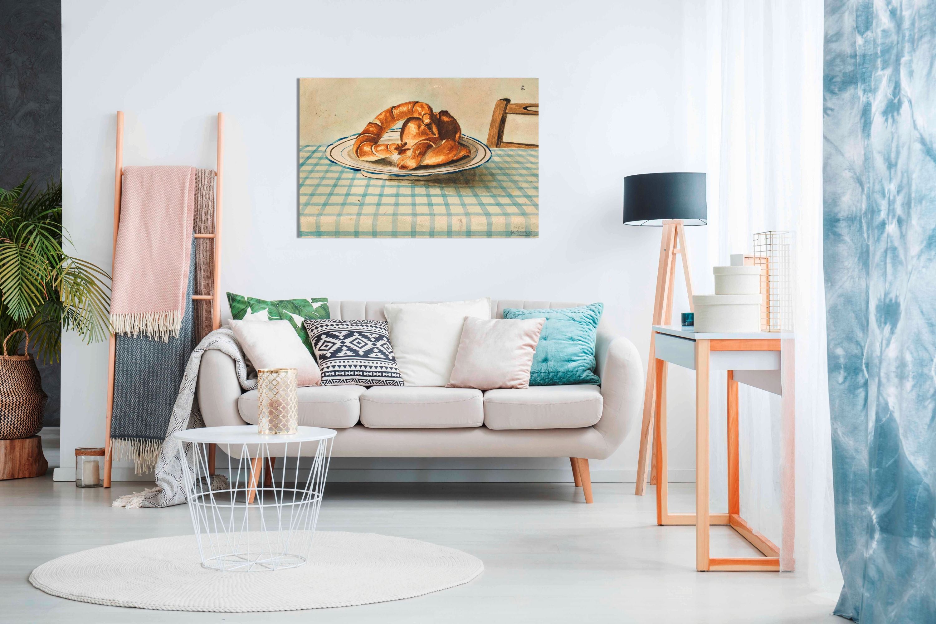 Still Life With Pastry Plate, Pictures for Home Walls, Bedroom, Living Room & Bathroom Decor