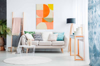Summer Circles22 3 V, Pictures for Home Walls, Bedroom, Living Room & Bathroom Decor