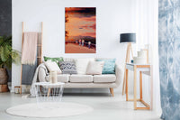 Sunset, Pictures for Home Walls, Bedroom, Living Room & Bathroom Decor