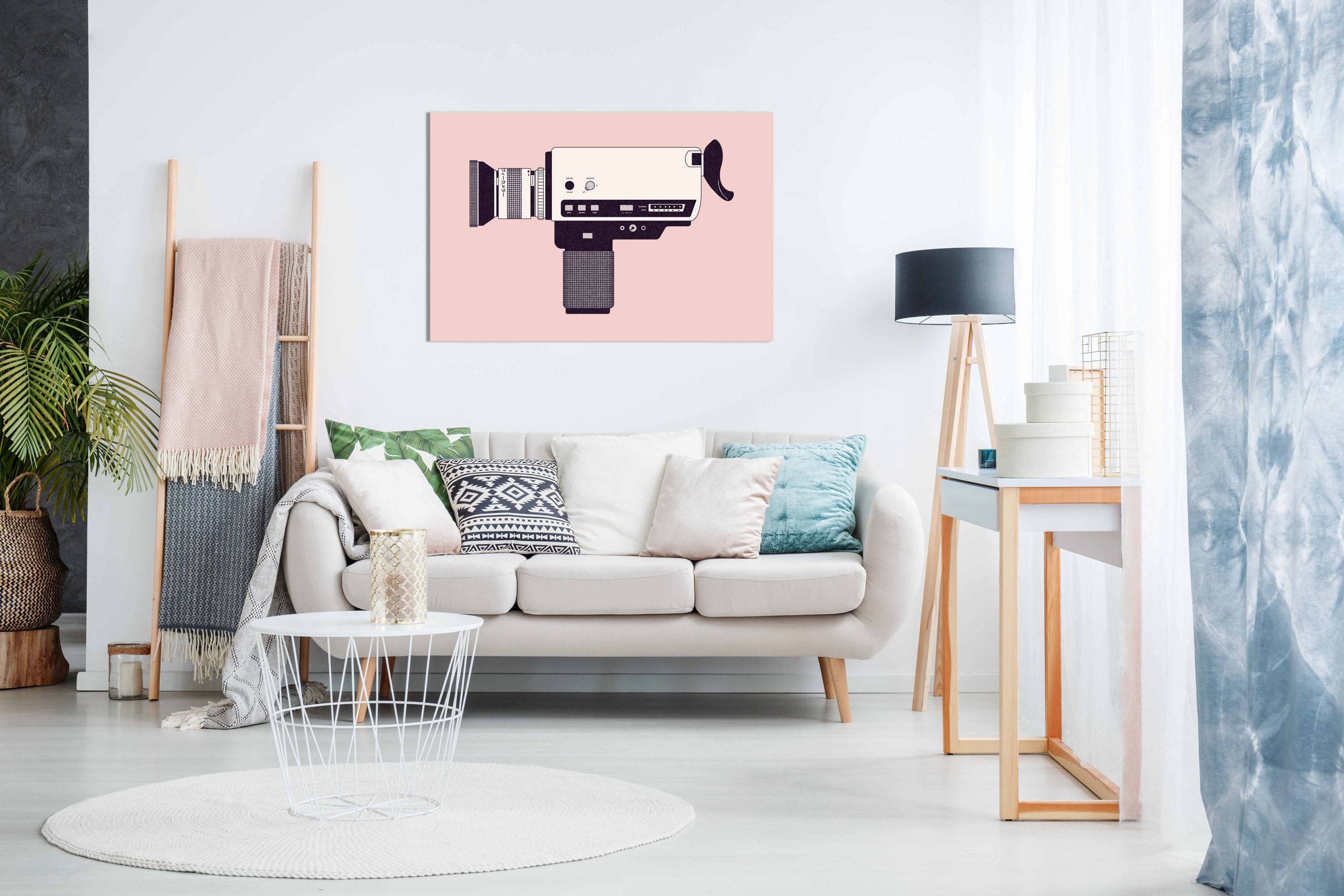 Super 8 Camera, Pictures for Home Walls, Bedroom, Living Room & Bathroom Decor