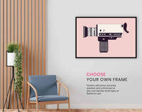 Super 8 Camera, Pictures for Home Walls, Bedroom, Living Room & Bathroom Decor