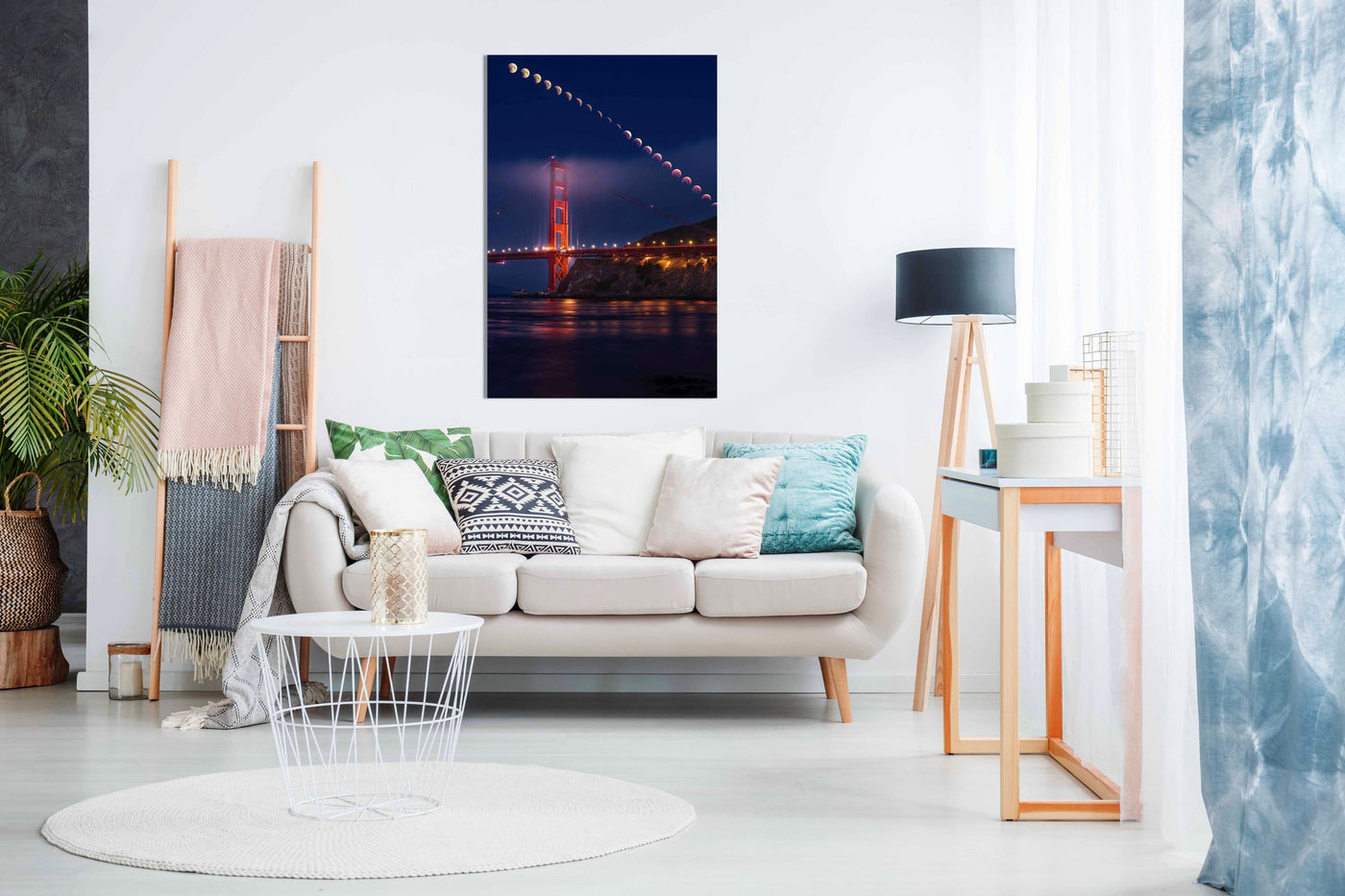 Super Moon Lunar Eclipse, Pictures for Home Walls, Bedroom, Living Room & Bathroom Decor