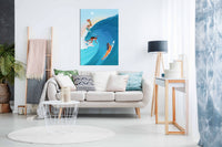 Surfers, Pictures for Home Walls, Bedroom, Living Room & Bathroom Decor