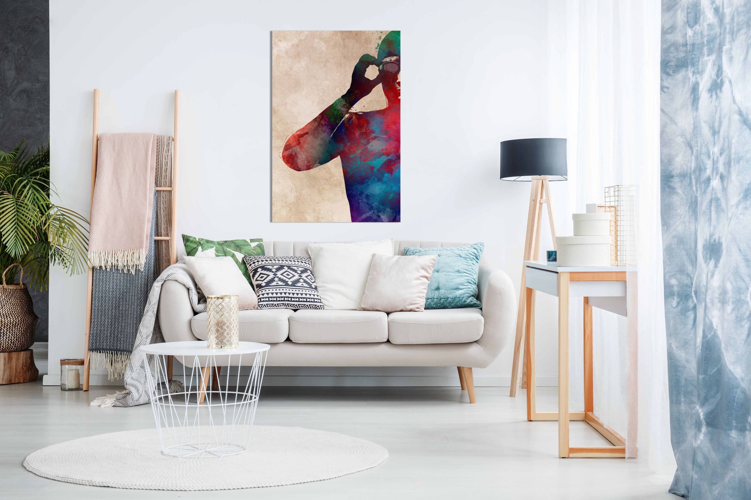 Swimmer Sport Art 3, Pictures for Home Walls, Bedroom, Living Room & Bathroom Decor