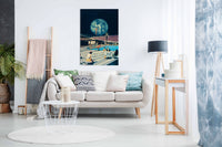 Swimming Pool Dive, Pictures for Home Walls, Bedroom, Living Room & Bathroom Decor