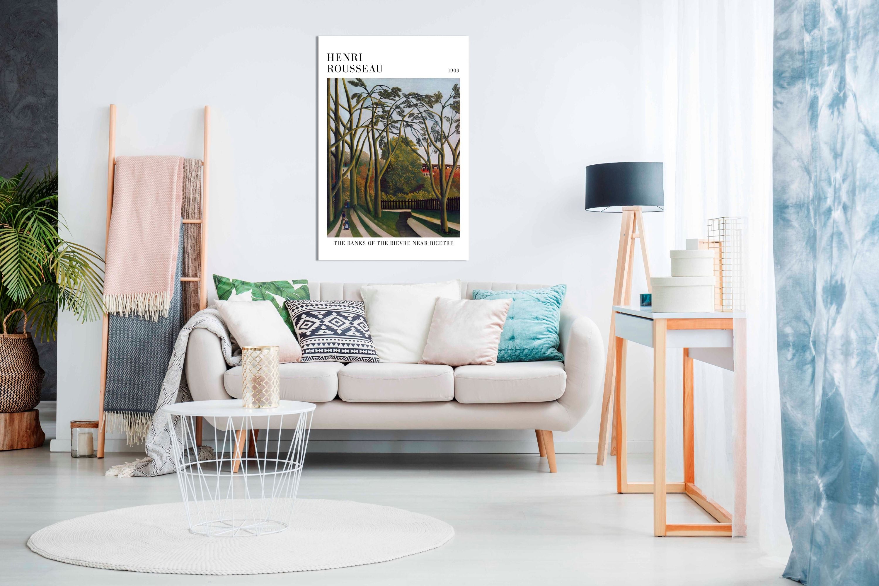 The Banks Of The Bier Near Bicetre, Pictures for Home Walls, Bedroom, Living Room & Bathroom Decor