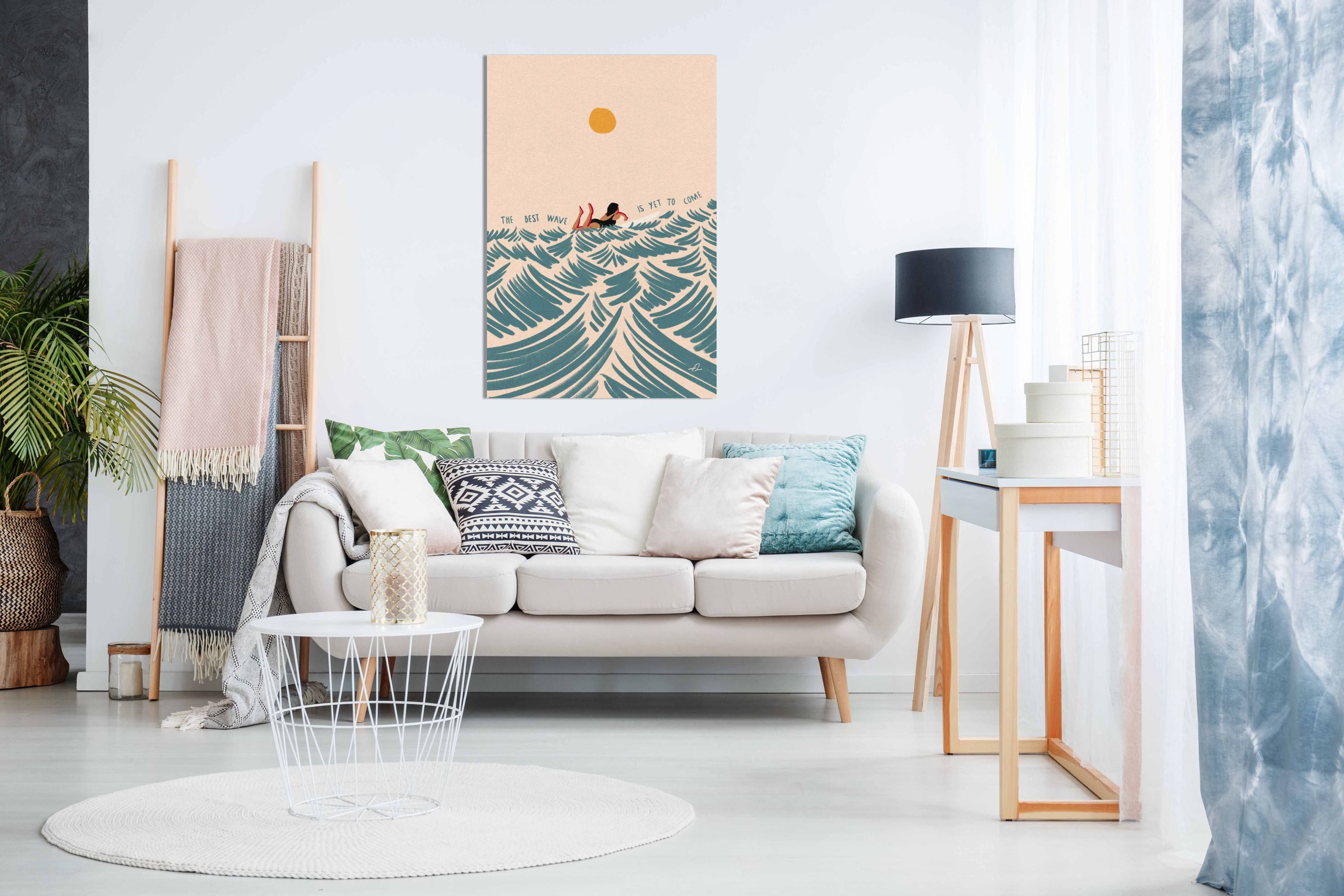 The Best Wave Is yet To Come, Pictures for Home Walls, Bedroom, Living Room & Bathroom Decor