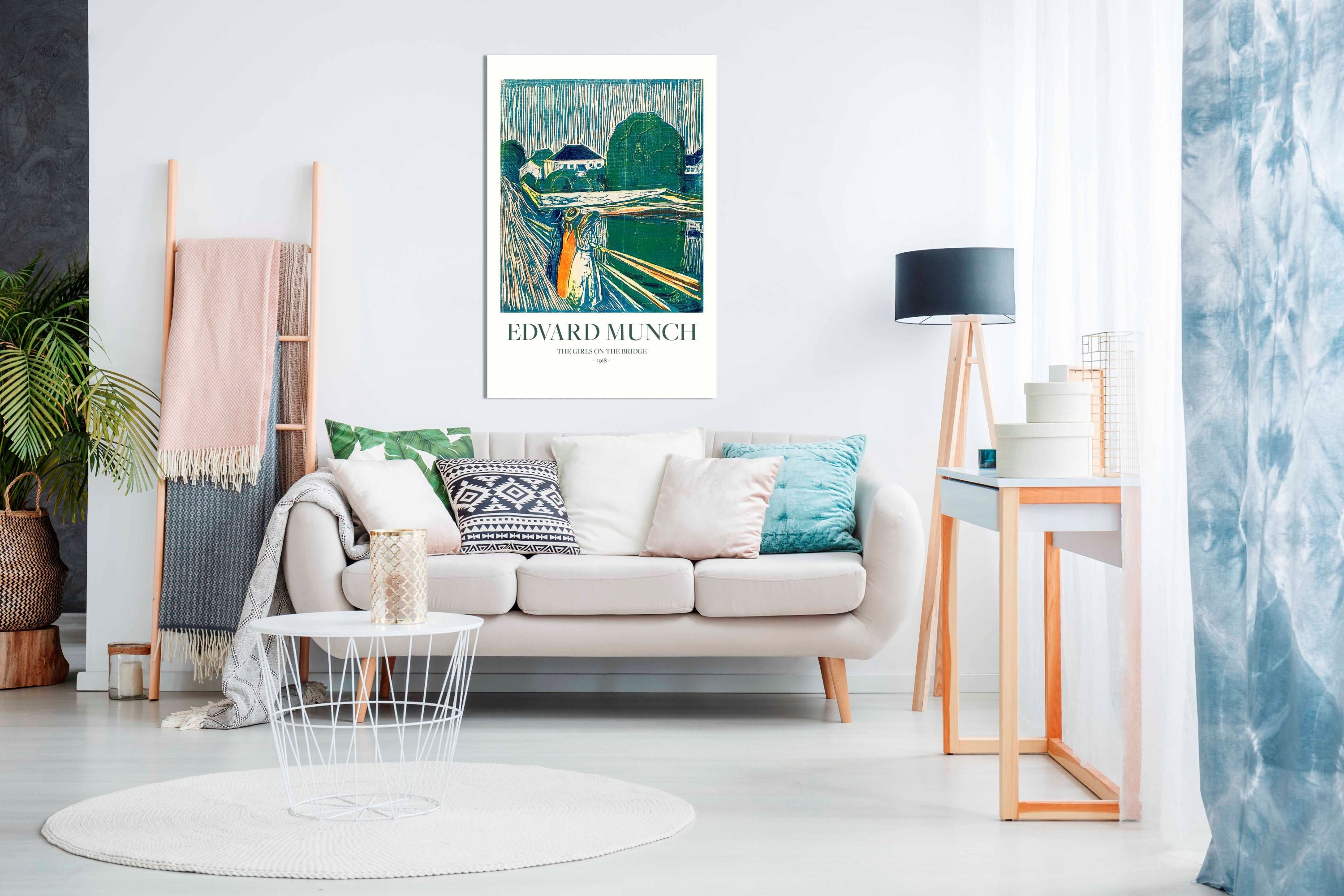 The Girls On The Bridge, Pictures for Home Walls, Bedroom, Living Room & Bathroom Decor