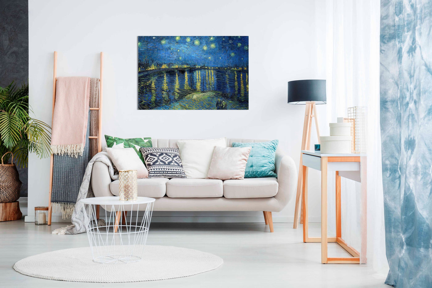 The Starry Night Over The Rhone 2, Pictures for Home Walls, Bedroom, Living Room & Bathroom Decor