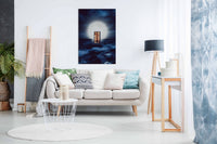 The Ocean at Night, Pictures for Home Walls, Bedroom, Living Room & Bathroom Decor