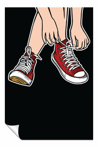 Tie Your Shoe Laces, Pictures for Home Walls, Bedroom, Living Room & Bathroom Decor