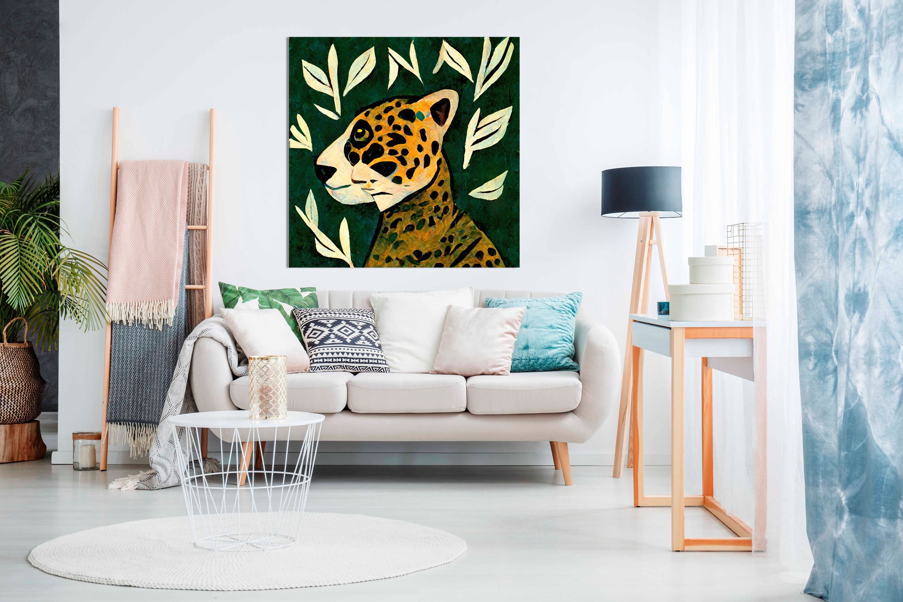 Tiger In Profile, Pictures for Home Walls, Bedroom, Living Room & Bathroom Decor