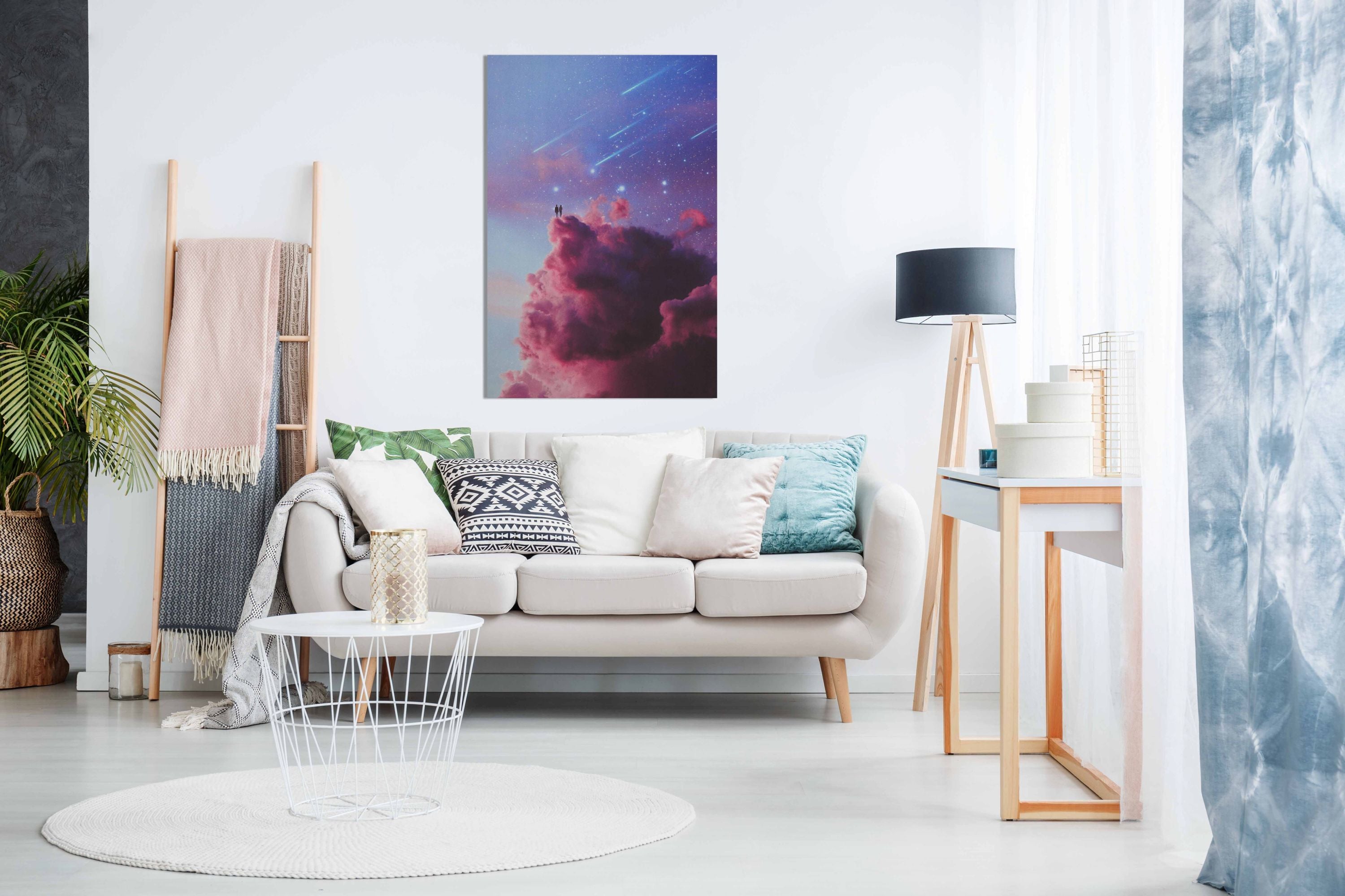 Together in the sky, Pictures for Home Walls, Bedroom, Living Room & Bathroom Decor
