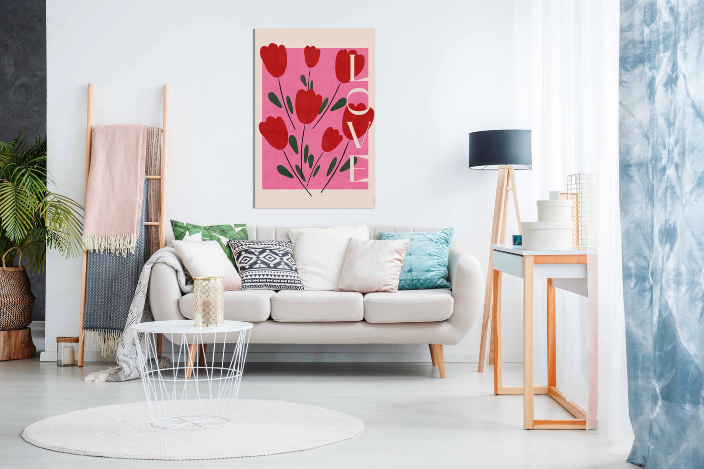 Tulips, Pictures for Home Walls, Bedroom, Living Room & Bathroom Decor