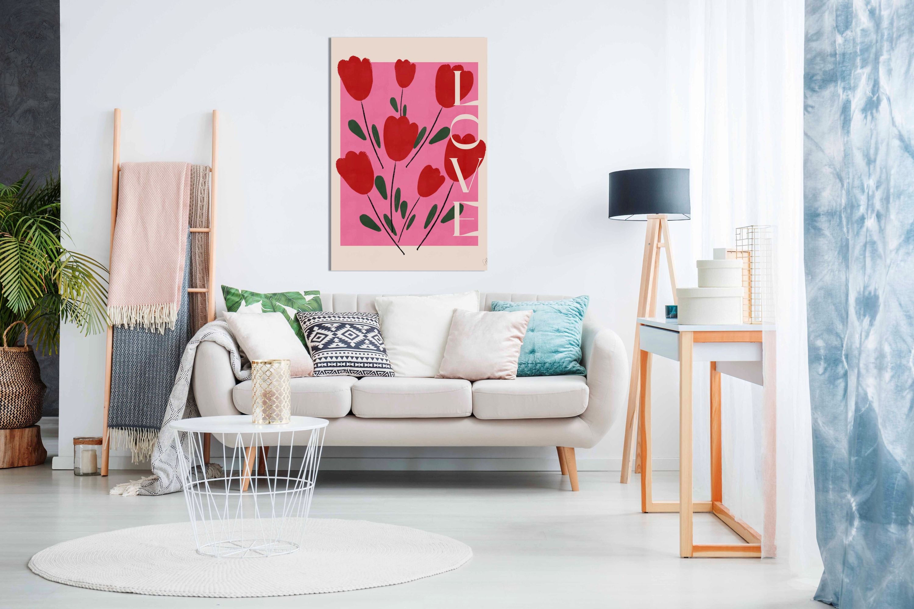 Tulips, Pictures for Home Walls, Bedroom, Living Room & Bathroom Decor