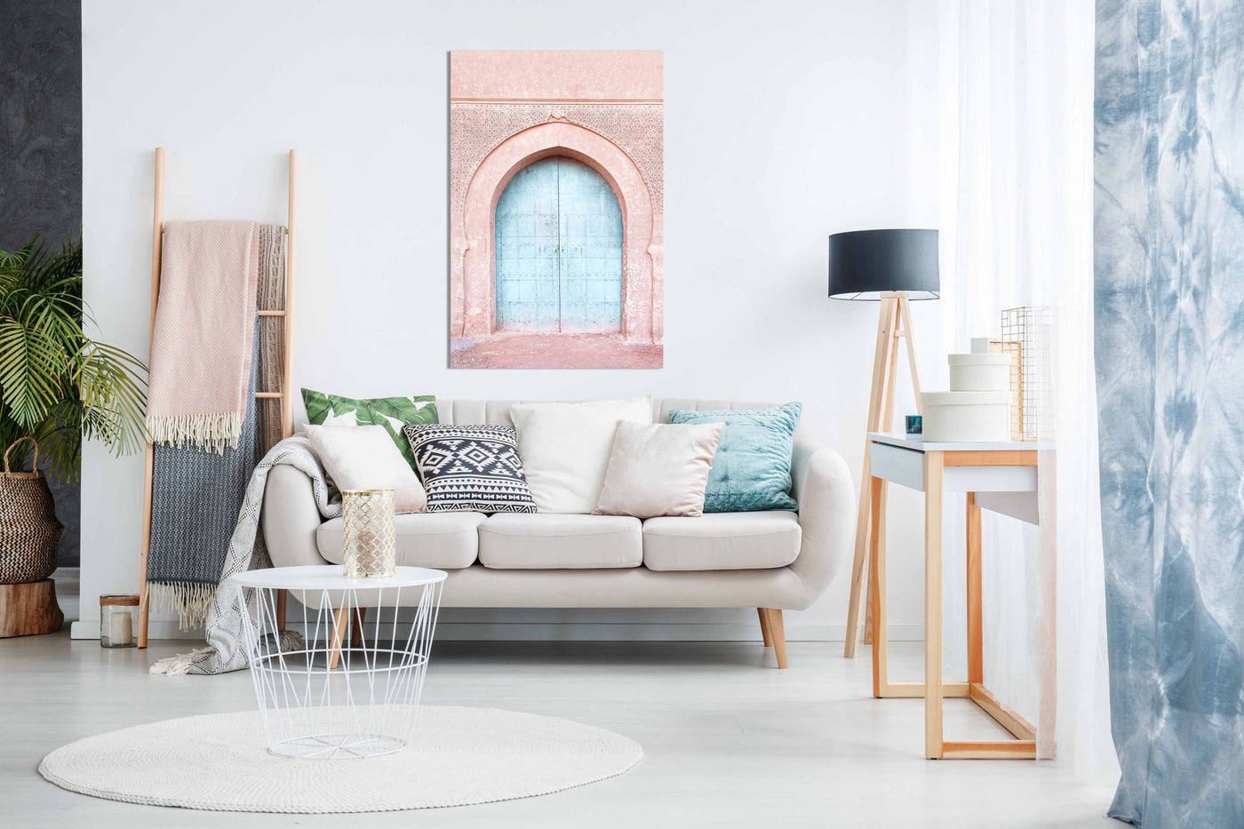Turquoise Door, Pictures for Home Walls, Bedroom, Living Room & Bathroom Decor